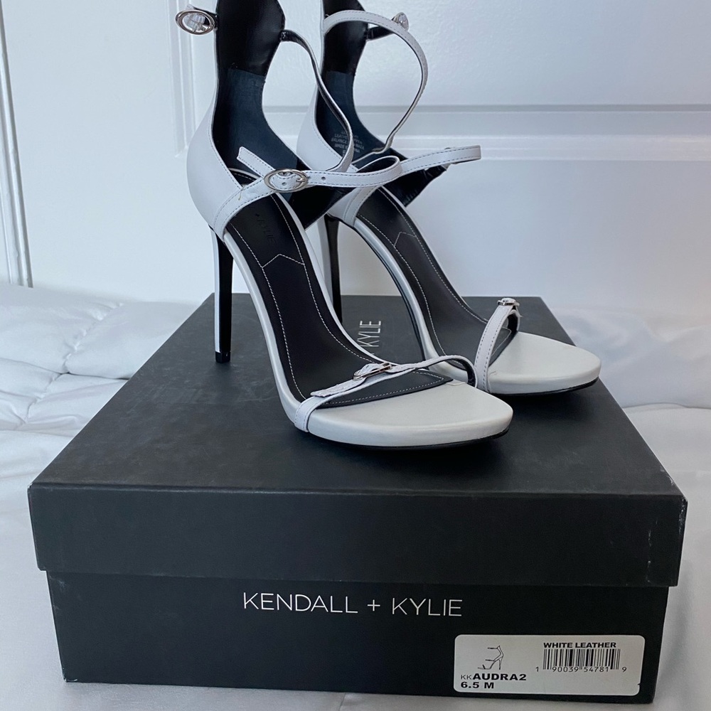 Kendall and Kylie White Heels
